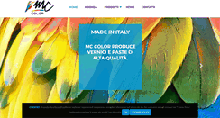 Desktop Screenshot of mccolorvernici.com